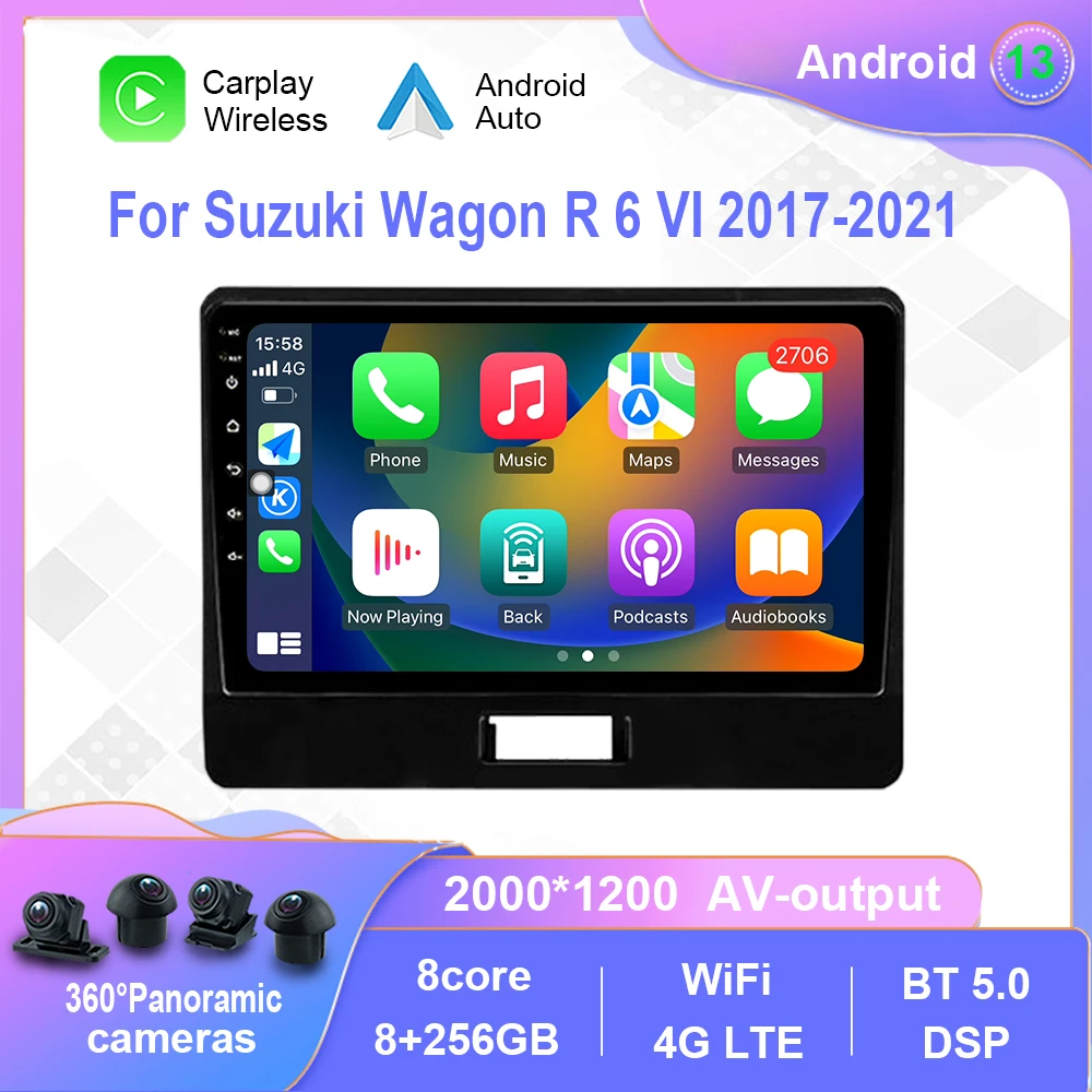 Android 12.0 For Suzuki Wagon R 6 VI 2017-2021 Car Radio Multimedia Video Player Navigation stereo GPS Carplay No 2din 2 din dvd
Android 12.0 For Suzuki Wagon R 6 VI 2017-2021 Car Radio Multimedia Video Player Navigation stereo GPS Carplay No 2din 2 din dvd