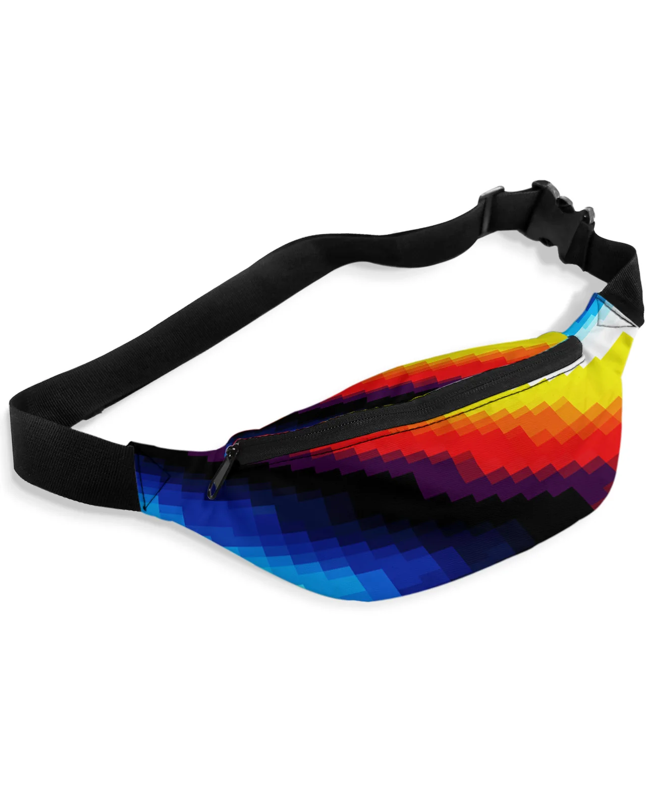 Geometric Color Gradient Waist Packs for Women Waterproof Outdoor Sports Waist Bag Unisex Crossbody Shoulder Bag
Geometric Color Gradient Waist Packs for Women Waterproof Outdoor Sports Waist Bag Unisex Crossbody Shoulder Bag