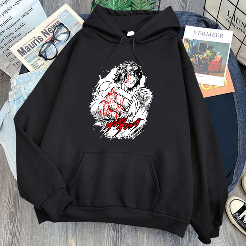 Kengan Ashura Anime Graphic Hoodies Japanese Manga Ouma Tokita Printing Sweatshirt for Mens Winter/Autumn Long Sleeve Streetwear
Kengan Ashura Anime Graphic Hoodies Japanese Manga Ouma Tokita Printing Sweatshirt for Mens Winter/Autumn Long Sleeve Streetwear