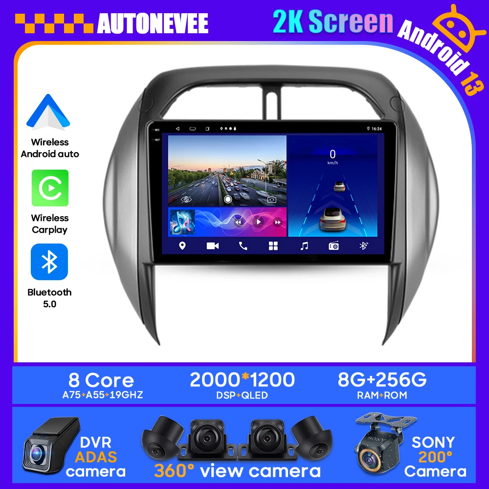 Android Car For Toyota RAV4 2 CA20 CA20W XA20 2003 - 2005 Radio Stereo Multimedia Player Unit GPS 4G Carplay Android Auto BT
Android Car For Toyota RAV4 2 CA20 CA20W XA20 2003 - 2005 Radio Stereo Multimedia Player Unit GPS 4G Carplay Android Auto BT