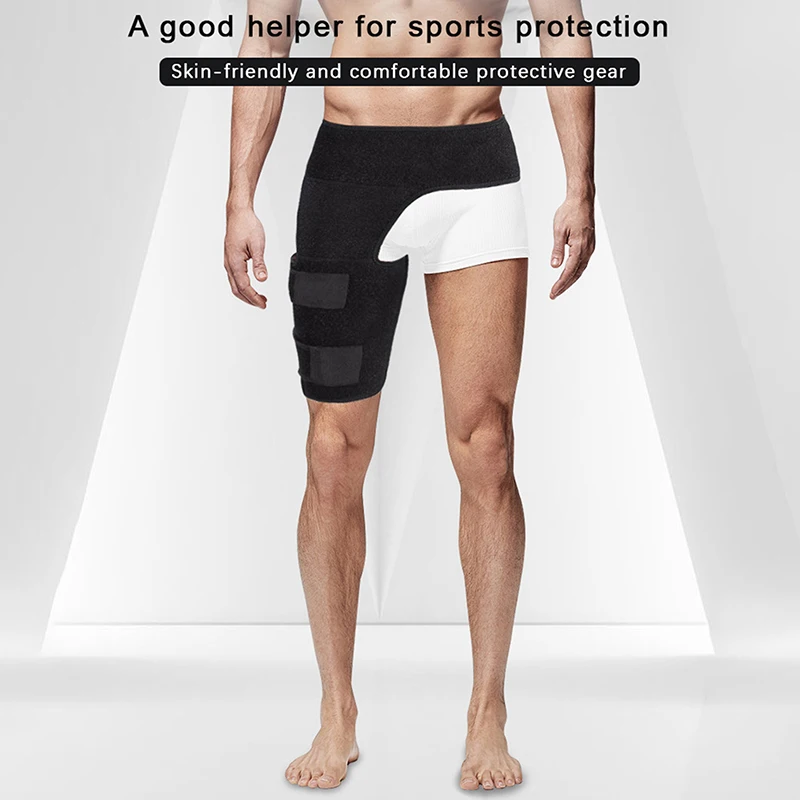 

Фитнес-фиксатор для ног, защита от мышечной нагрузки, пояс для бедер под давлением, спортивное защитное снаряжение