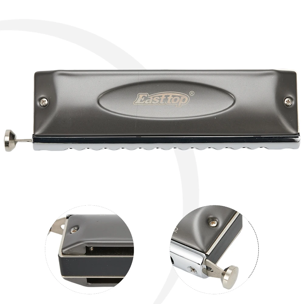 Fashion High Quality Musical Instruments Chromatic EASTTOP 12 Holes 48 Tones Harmonica Without Membrane 1248NV
Fashion High Quality Musical Instruments Chromatic EASTTOP 12 Holes 48 Tones Harmonica Without Membrane 1248NV