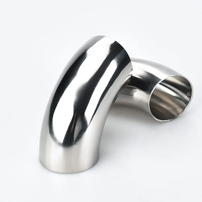 

O/D 12.7/16/19/25/32/38/45/51/57/63/76/89/102/108mm 304 Stainless Steel Elbow Sanitary Welding 90 Degree Pipe Fittings