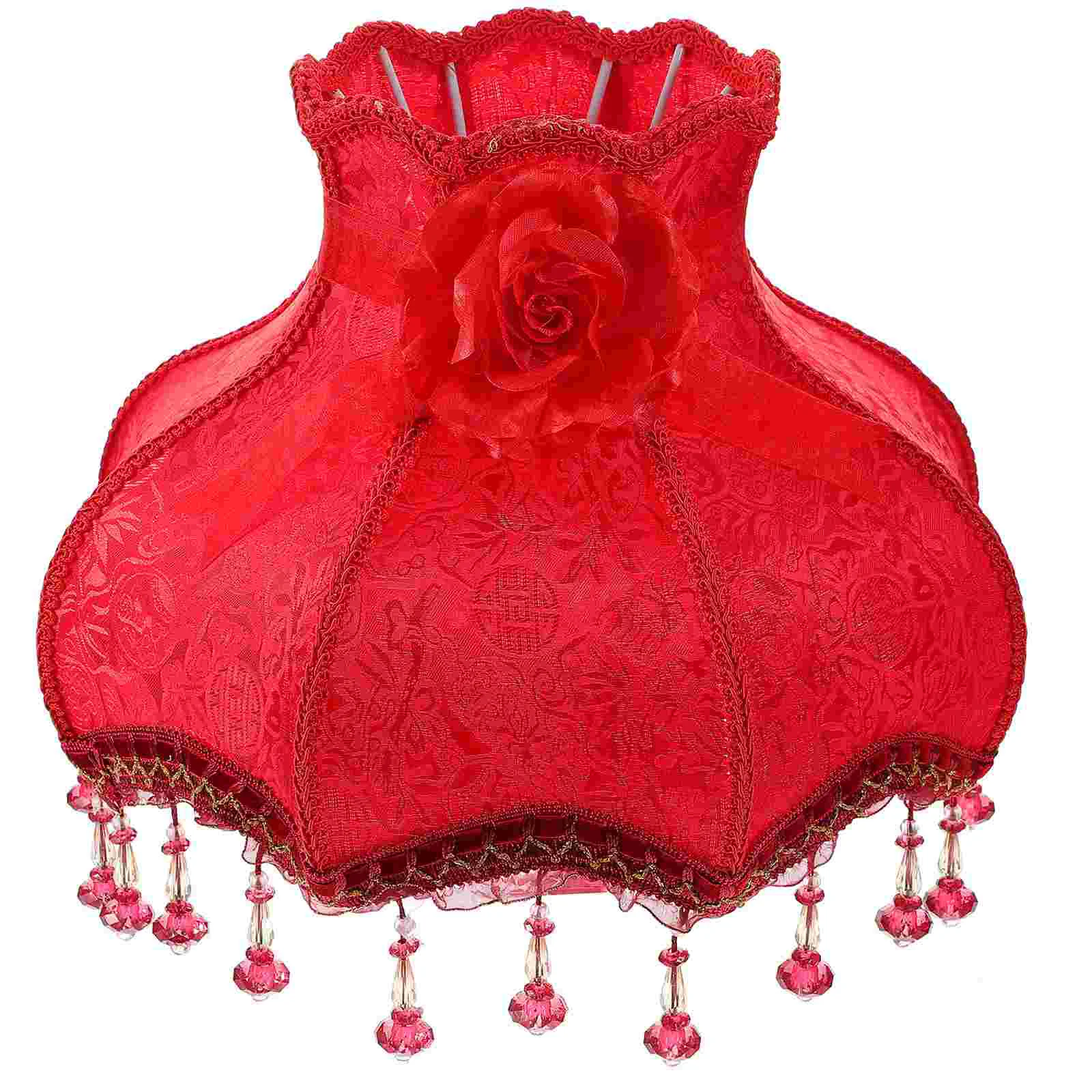 

Lamp Lampshade Shade Cloth Light Cover Drum Wall Art Small Clip Chandelier Lace Home Bulb Shades Accessory Minitable