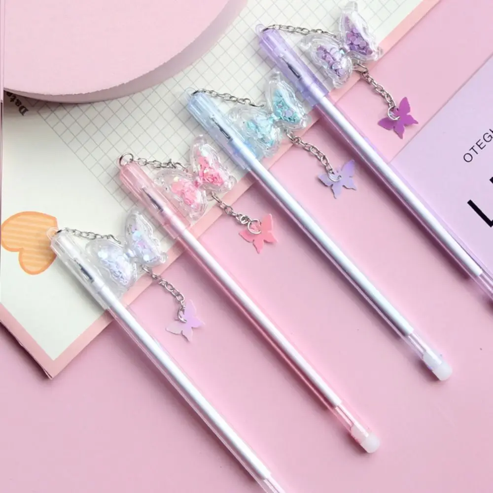 Butterfly Pendant Neutral Gel Pens Creative Quick-Drying Black Ink Signature Pen Cute Unique Ballpoint Pen School
Butterfly Pendant Neutral Gel Pens Creative Quick-Drying Black Ink Signature Pen Cute Unique Ballpoint Pen School