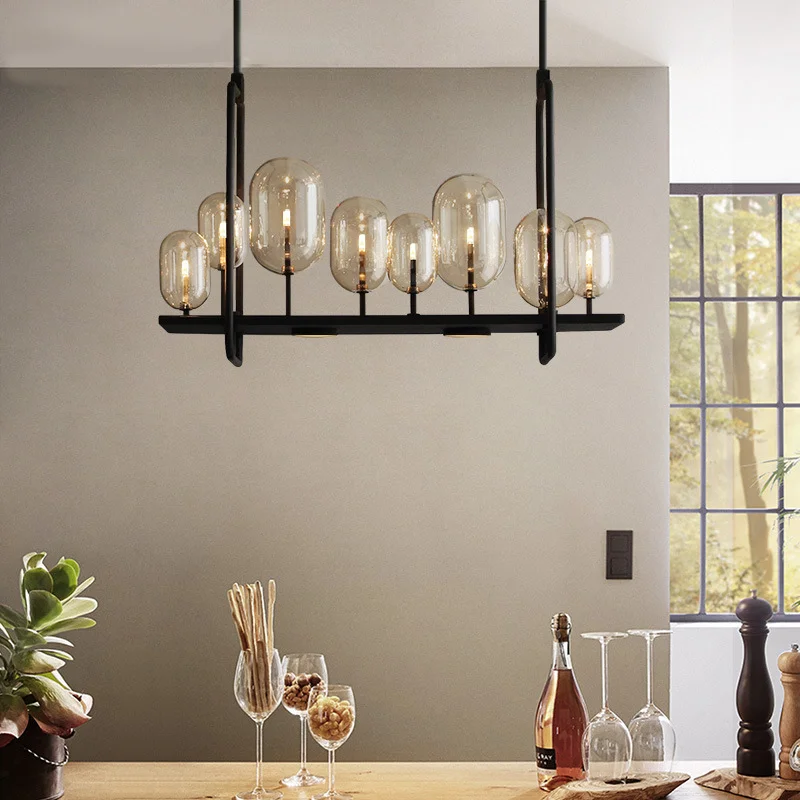 American Vintage Amber Glass Chandeliers Dining Living Room Pendant lights Ceiling lamps Restaurant light Room decoration
American Vintage Amber Glass Chandeliers Dining Living Room Pendant lights Ceiling lamps Restaurant light Room decoration