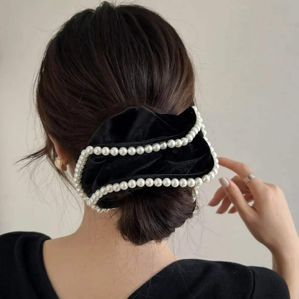 

Elastic Hair Band Velvet Scrunchies Hair Ring Ponytail Holder Large Intestine Hairband Korean Style Hair Accessories