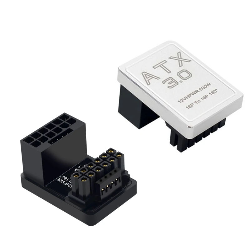 ATX 16 Pin Male to Female 180 Degree Right Power Adapter Board for Desktop Graphics Card PC Power Supply
ATX 16 Pin Male to Female 180 Degree Right Power Adapter Board for Desktop Graphics Card PC Power Supply