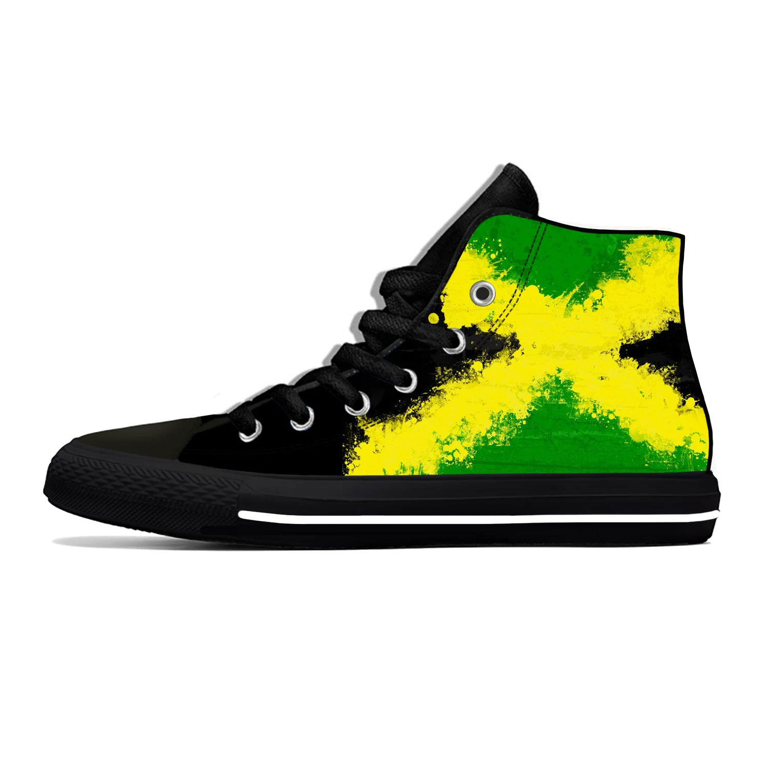 Лидер продаж, Jamaica флаг Ямайки, патриотическая модная классическая Повседневная обувь, высокие легкие дышащие мужские и женские кроссовки, обувь для доски 
Лидер продаж, Jamaica флаг Ямайки, патриотическая модная классическая Повседневная обувь, высокие легкие дышащие мужские и женские кроссовки, обувь для доски