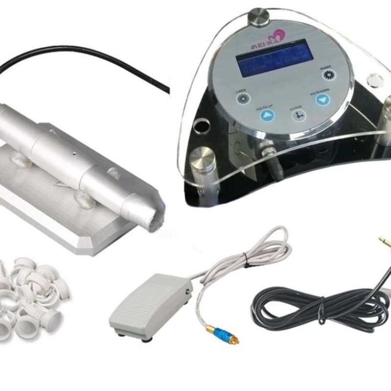 Tattoo Supplies Acrylic Digital Eyebrow Permanent Makeup Machine Rotary Tattoo Gun Set With Screw Cartridge Needle
Tattoo Supplies Acrylic Digital Eyebrow Permanent Makeup Machine Rotary Tattoo Gun Set With Screw Cartridge Needle