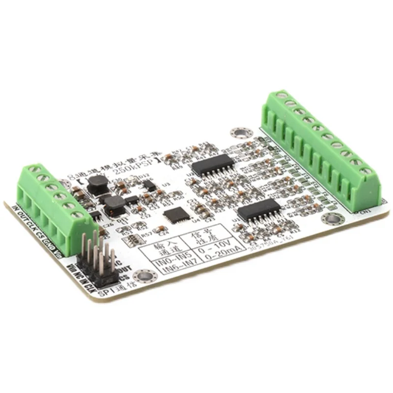 Eight-way High-speed ADC Module AD7689 Acquisition Module SPI Communication 0-10V Analog Acquisition
Eight-way High-speed ADC Module AD7689 Acquisition Module SPI Communication 0-10V Analog Acquisition