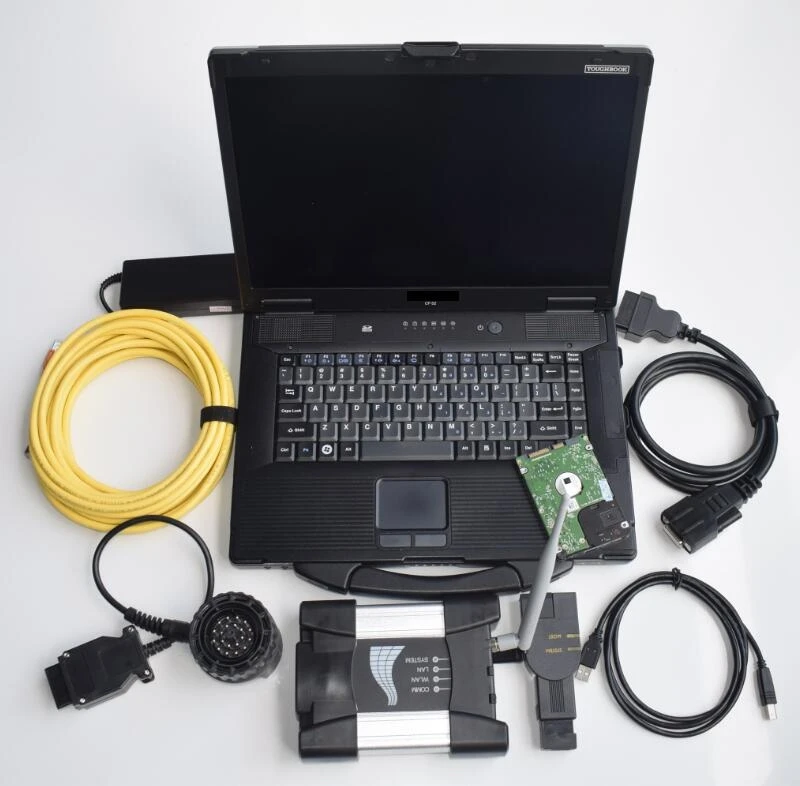 

2024 Automotivo Diagnostic Tool Laptop CF52 90% New Computer 4gb 1TB HDD Software for BMW Wifi Icom Next A+B+C Diagnosis Scanner