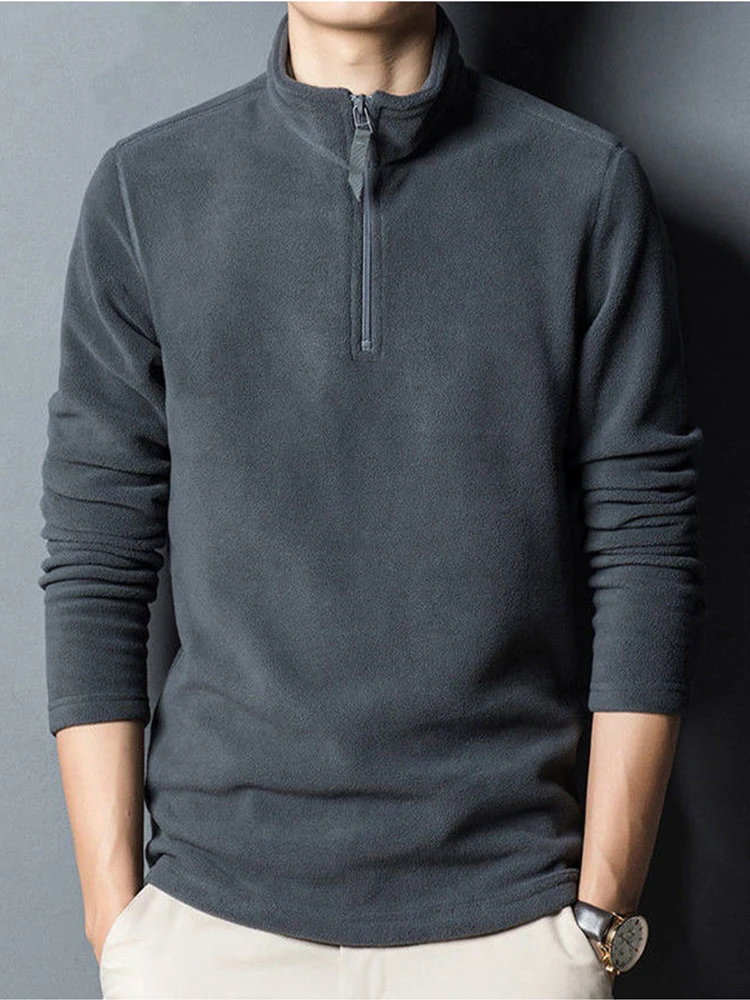 New Winter Men Fleece Thick Sweatshirt Half Zipper Turtleneck Warm Pullover Coat High Quality Male Jacket Spring Sweatershirt
New Winter Men Fleece Thick Sweatshirt Half Zipper Turtleneck Warm Pullover Coat High Quality Male Jacket Spring Sweatershirt