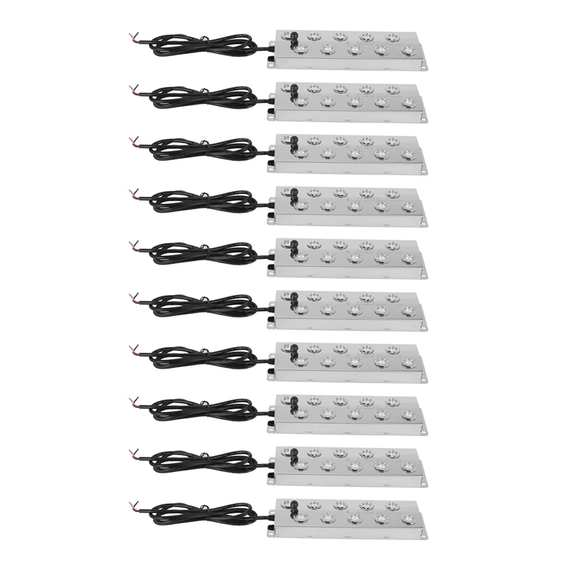 10X 10 Head Ultrasonic Mist Maker Fogger Humidifier Greenhouse Aeromist Hydroponics DIY Air Humidifier
10X 10 Head Ultrasonic Mist Maker Fogger Humidifier Greenhouse Aeromist Hydroponics DIY Air Humidifier