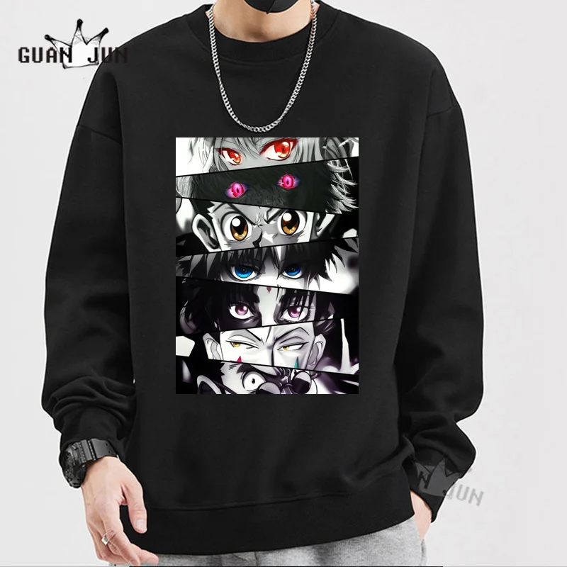 Hoodie Sweatshirt Men's Hoodie Hunter X Hunter Women Pullover Killua Zoldyck Hisoka Eyes 90s Anime Hoodie Men Streetwear Tops
Hoodie Sweatshirt Men's Hoodie Hunter X Hunter Women Pullover Killua Zoldyck Hisoka Eyes 90s Anime Hoodie Men Streetwear Tops
