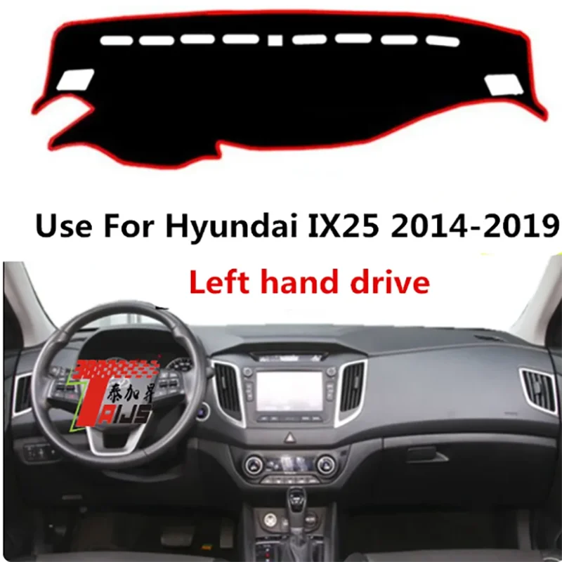 TAIJS factory Sun protection high-end Suede dashboard cover for Hyundai iX25 2014-2019 Left hand drive hot selling
TAIJS factory Sun protection high-end Suede dashboard cover for Hyundai iX25 2014-2019 Left hand drive hot selling