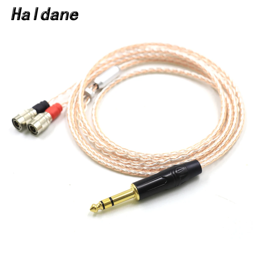 Haldane HIFI Single Crystal Copper Silver Mix Headphone Upgrade Replace Cable For MrSpeakers Ether FlowAlphaDog Prime Aeon2
Haldane HIFI Single Crystal Copper Silver Mix Headphone Upgrade Replace Cable For MrSpeakers Ether FlowAlphaDog Prime Aeon2