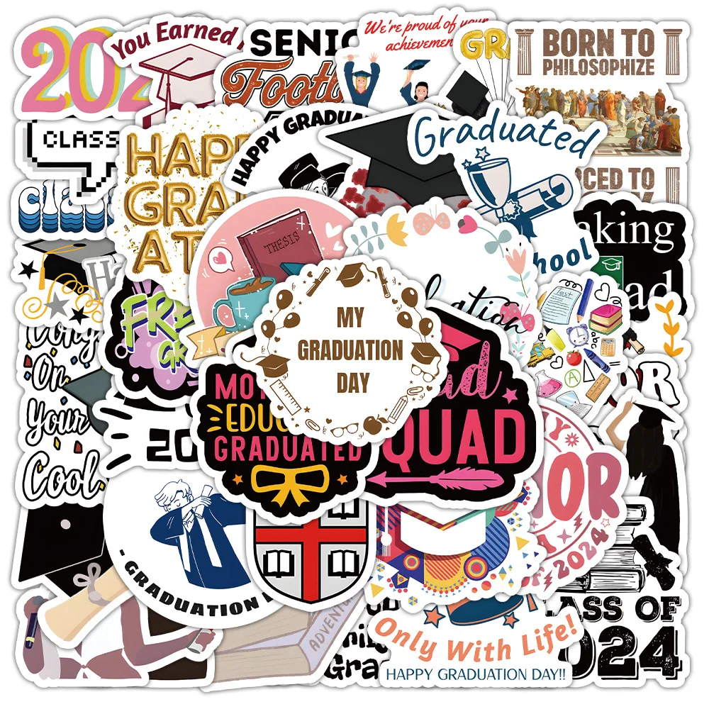 10/30/50PCS New 2024 Graduation Season Cartoon Graffiti iPad Computer Helmet Guitar Water Cup Wall Sticker Decoration Wholesale
10/30/50PCS New 2024 Graduation Season Cartoon Graffiti iPad Computer Helmet Guitar Water Cup Wall Sticker Decoration Wholesale