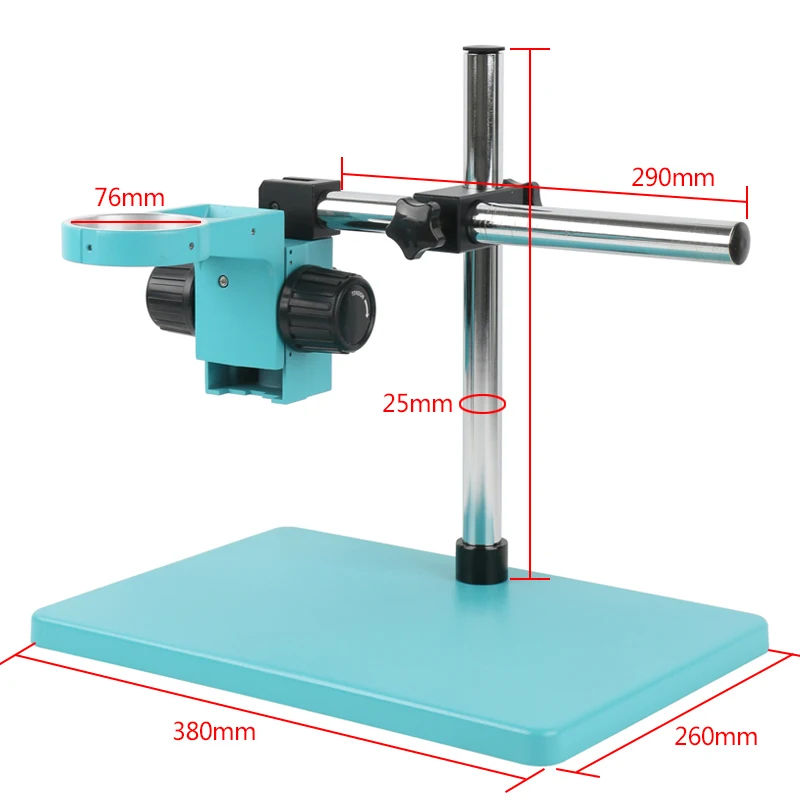 76mm Focusing Stereo Trinocular Binocular Microscope Stand Multi Axis Adjustable Boom Table Working Holder Support Metal Arm
76mm Focusing Stereo Trinocular Binocular Microscope Stand Multi Axis Adjustable Boom Table Working Holder Support Metal Arm