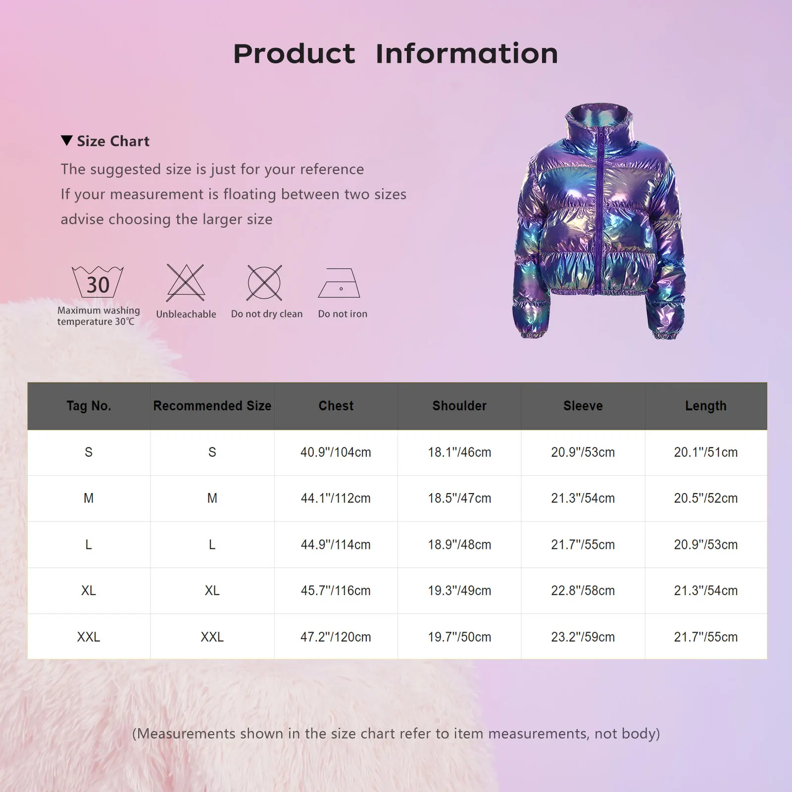 Women's Metallic Glossy Puffy Padded Jacket Quilted Outerwear Coat with Zipper Winter Stand Collar Outdoor Streetwear Women's Metallic Glossy Puffy Padded Jacket Quilted Outerwear Coat with Zipper Winter Stand Collar Outdoor Streetwear