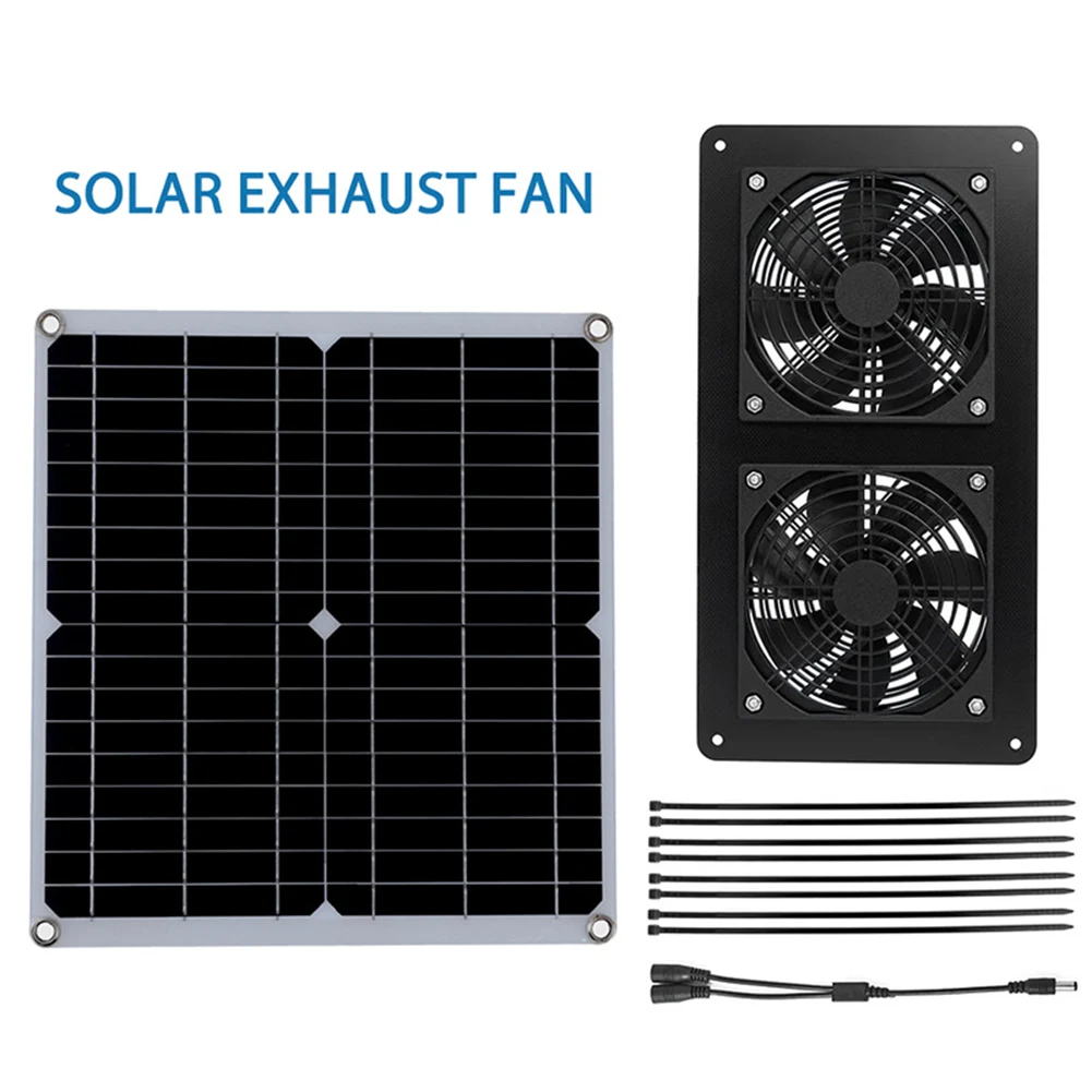 1set 30W Solar Panel Outdoor Solar Exhaust Fan Dog Chicken Coop RV Greenhouse Fan Home Decoration Tools Accessories
1set 30W Solar Panel Outdoor Solar Exhaust Fan Dog Chicken Coop RV Greenhouse Fan Home Decoration Tools Accessories