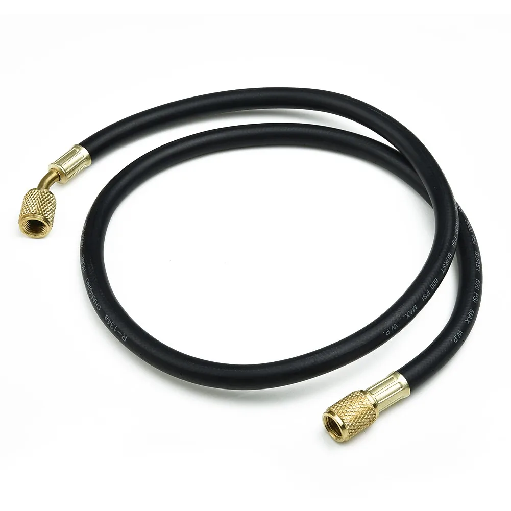 R-410A Charging Hose Refrigeration Replacement 1/4 inches SAE 800PSI Black Equipment Gauge Industrial Reliable
R-410A Charging Hose Refrigeration Replacement 1/4 inches SAE 800PSI Black Equipment Gauge Industrial Reliable
