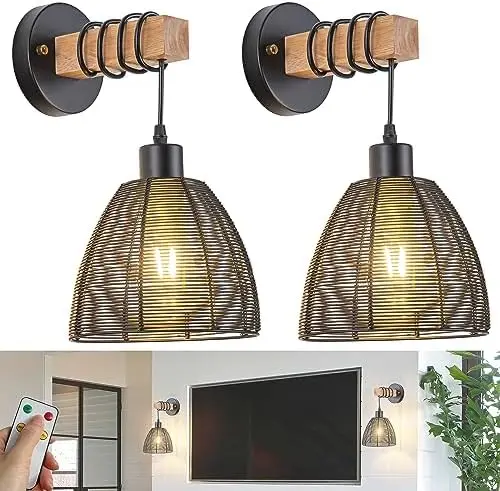 Operated Sconce, Wireless Sconces Set Of Two With Remote Control, Indoor Dimmable Battery Operated Lights For Bedroom Living
Operated Sconce, Wireless Sconces Set Of Two With Remote Control, Indoor Dimmable Battery Operated Lights For Bedroom Living
