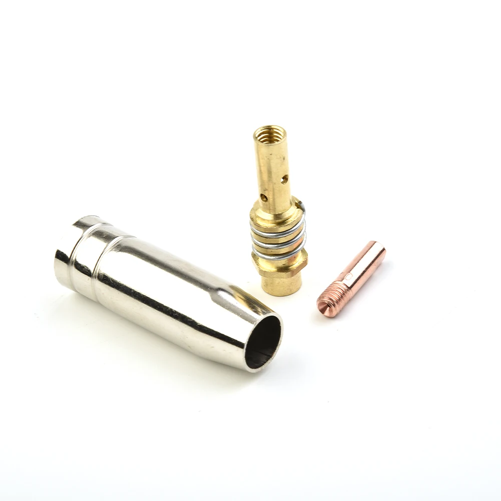 15AK Welding Accessories 3pcs Set Air Cooled Contact Tip Gas Nozzle Holder MIG Torch High quality Practical New
15AK Welding Accessories 3pcs Set Air Cooled Contact Tip Gas Nozzle Holder MIG Torch High quality Practical New