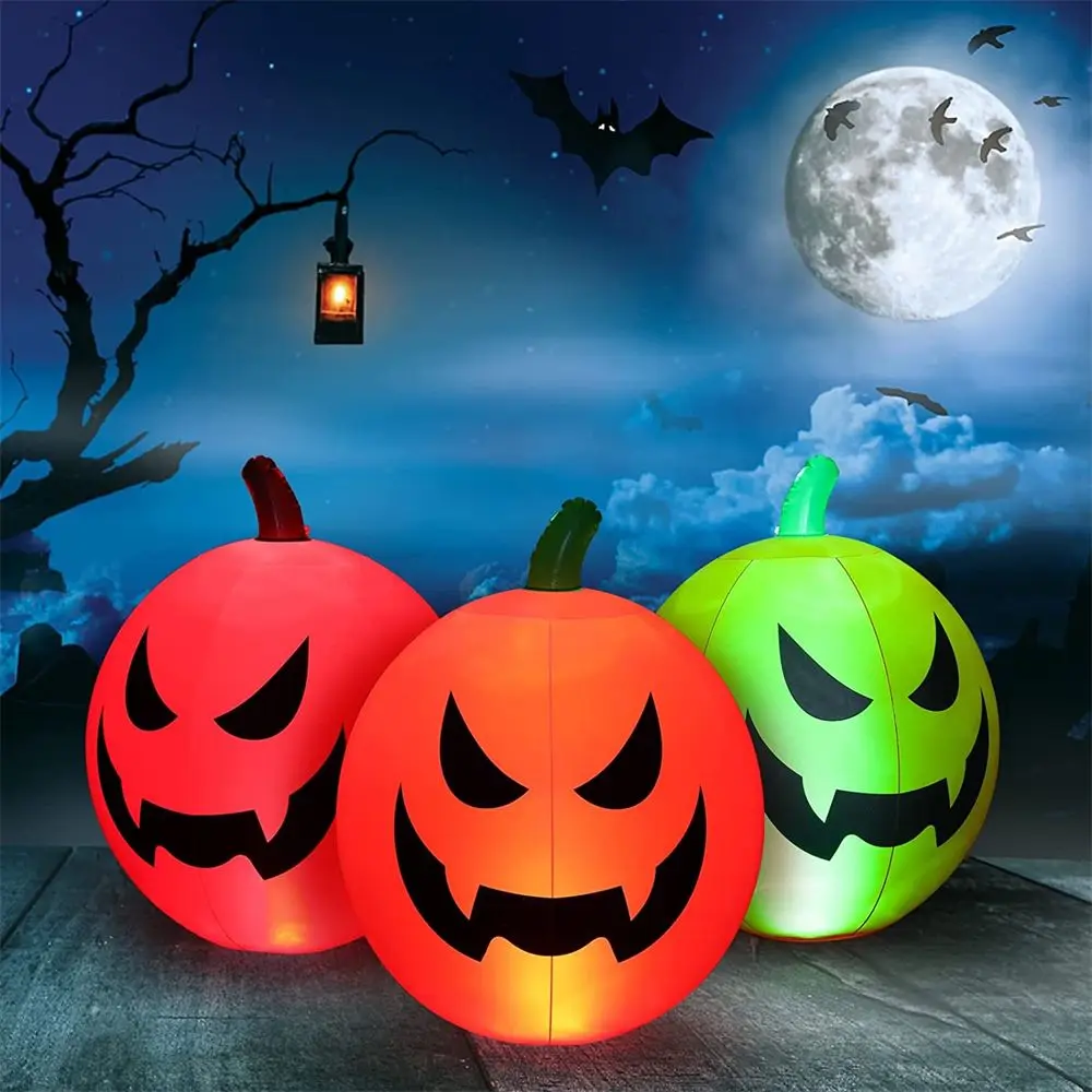 

Gifts Yard Indoor Outdoor Halloween Simulation RGB Inflatables Pumpkin For Holiday Party Yard Garden LED Lights