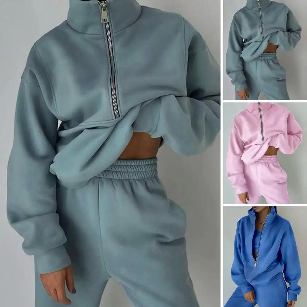 Autumn Winter Two Piece Sets Women Tracksuit Suit 2023 Female Sweatshirt Solid Sports Zipper Hoodie Sportswear Trousers Outfits
Autumn Winter Two Piece Sets Women Tracksuit Suit 2023 Female Sweatshirt Solid Sports Zipper Hoodie Sportswear Trousers Outfits