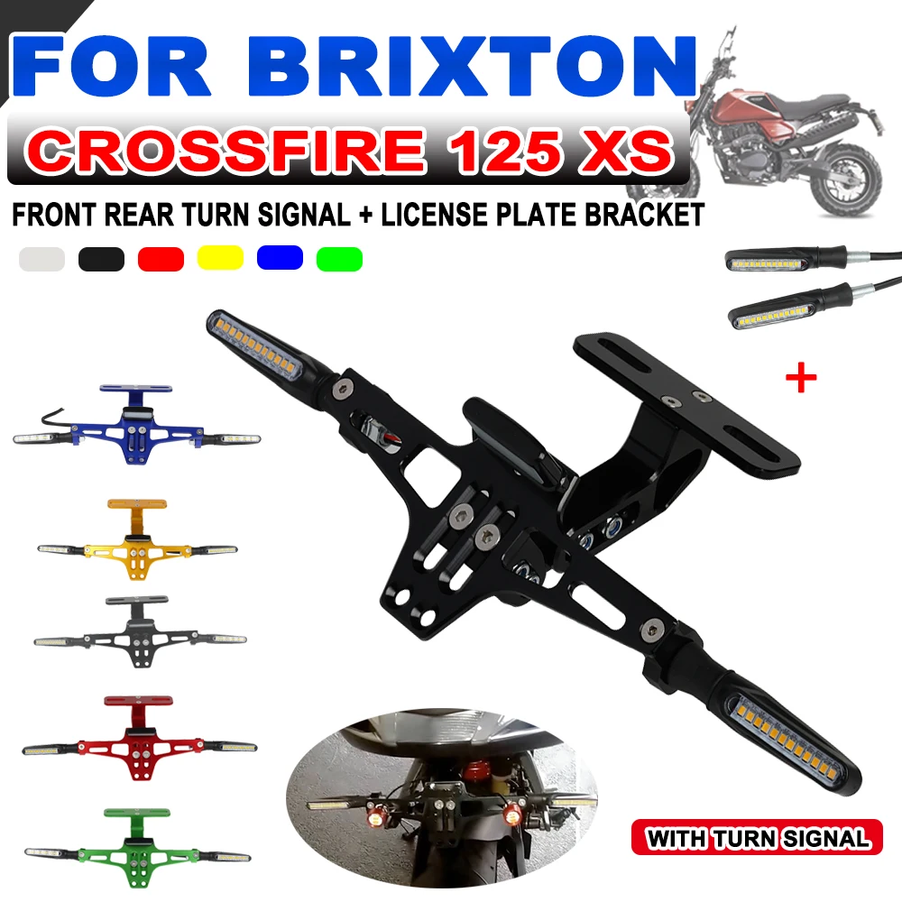 For Brixton Crossfire 125 XS 125XS Motorcycle Accessories Adjustable Tail Eliminator License Plate Bracket Turn Signal Light
For Brixton Crossfire 125 XS 125XS Motorcycle Accessories Adjustable Tail Eliminator License Plate Bracket Turn Signal Light