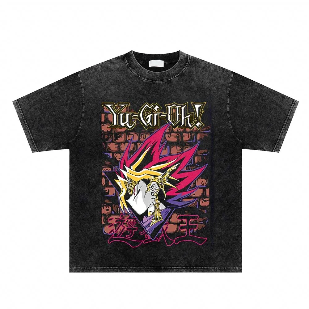 Летняя Винтажная футболка в стиле Харадзюку с коротким рукавом, уличная одежда в стиле хип-хоп, футболка с японским мультяшным аниме и графическим принтом, Мужская промытая футболка
Летняя Винтажная футболка в стиле Харадзюку с коротким рукавом, уличная одежда в стиле хип-хоп, футболка с японским мультяшным аниме и графическим принтом, Мужская промытая футболка