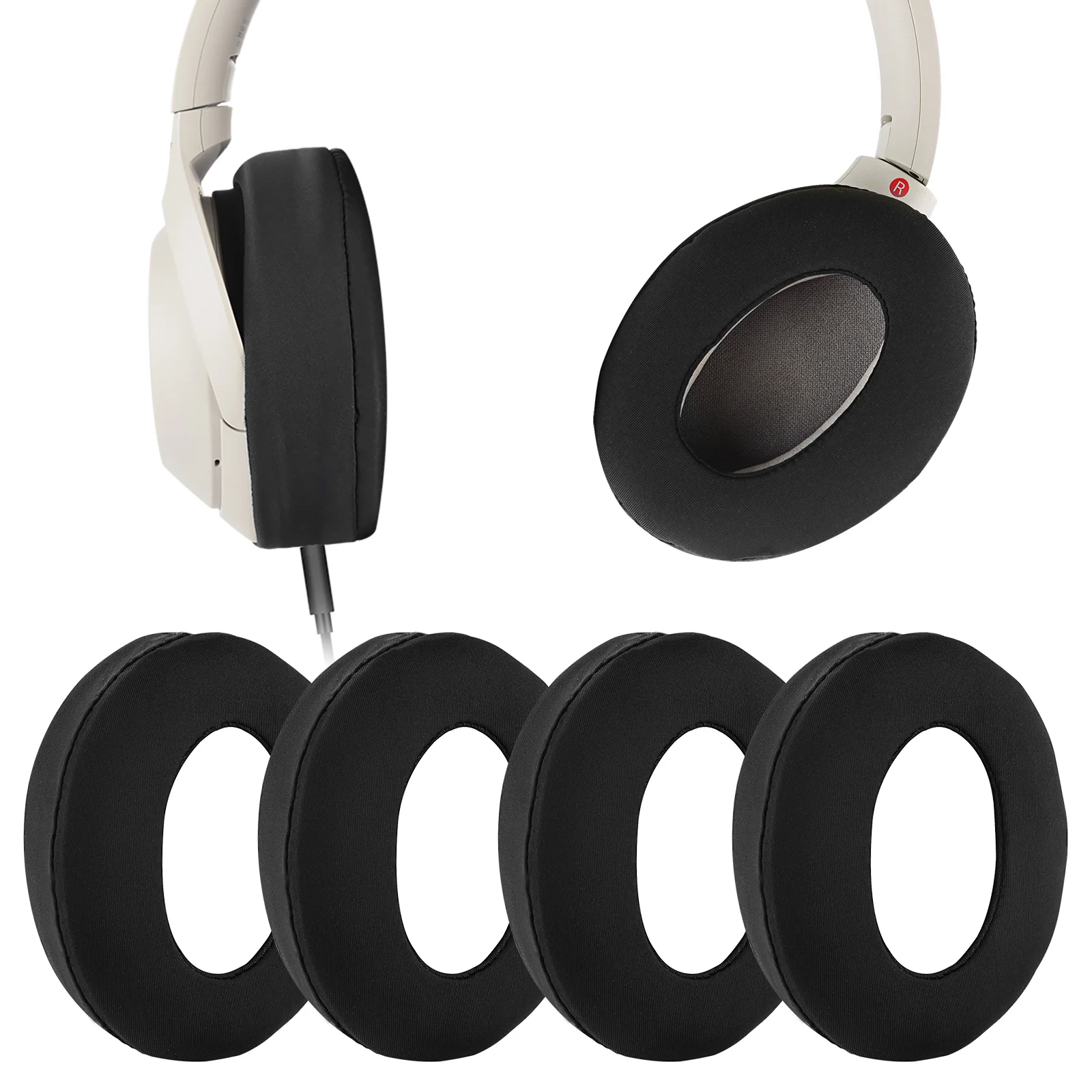 Geekria 2 Pairs Medium Ice Silk Washable Headphone Covers, Ear Pads Protector/Stretchable Sanitary, Fits 3.14"-4.33" Headsets
Geekria 2 Pairs Medium Ice Silk Washable Headphone Covers, Ear Pads Protector/Stretchable Sanitary, Fits 3.14"-4.33" Headsets