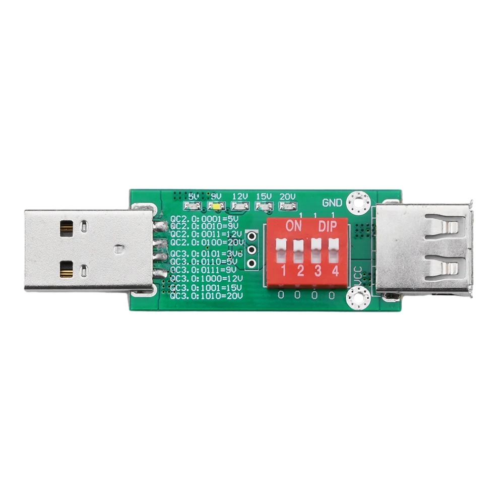 QC2.0/3.0 Decoy Trigger Board Induction Line Motherboard 5V 9V 12V 15V 20V Power Supply Aging Detection Fast Charge Adapter
QC2.0/3.0 Decoy Trigger Board Induction Line Motherboard 5V 9V 12V 15V 20V Power Supply Aging Detection Fast Charge Adapter