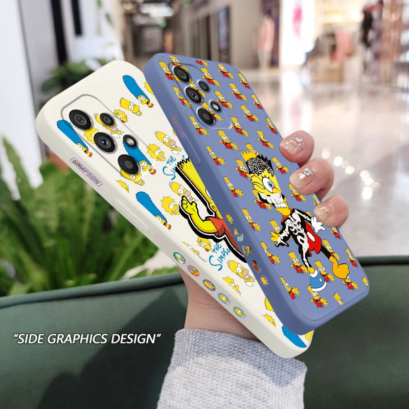 The Simpsons family Case For Samsung A73 A53 A33 A52 A32 A23 A22 A71 A51 A21S A03S 5G Liquid Left Rope Phone Cover
The Simpsons family Case For Samsung A73 A53 A33 A52 A32 A23 A22 A71 A51 A21S A03S 5G Liquid Left Rope Phone Cover