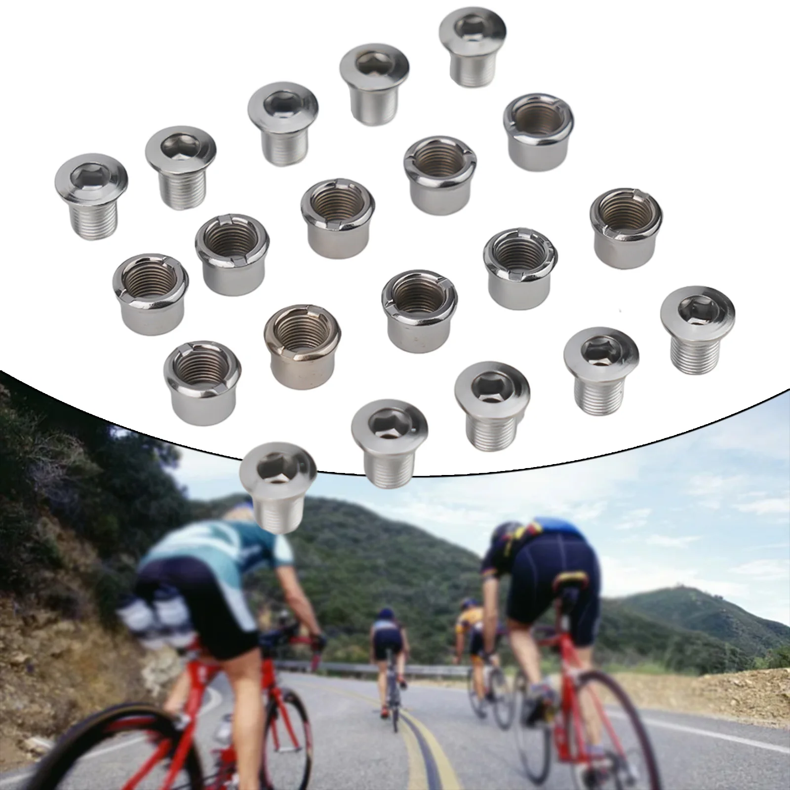 Cycling Tool Chainring Screws Stainless Steel Single/Double/Triple Bolts 10pcs Longer Service Mountain Bike Parts
Cycling Tool Chainring Screws Stainless Steel Single/Double/Triple Bolts 10pcs Longer Service Mountain Bike Parts