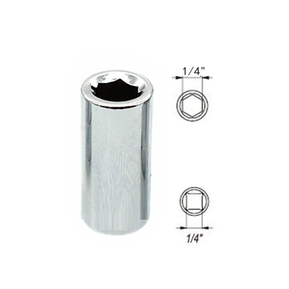 Brand New High Quality Socket Adapter Setting Sleeve 1PC Silver Universal High Hardness Ratchet Socket Adapter
Brand New High Quality Socket Adapter Setting Sleeve 1PC Silver Universal High Hardness Ratchet Socket Adapter