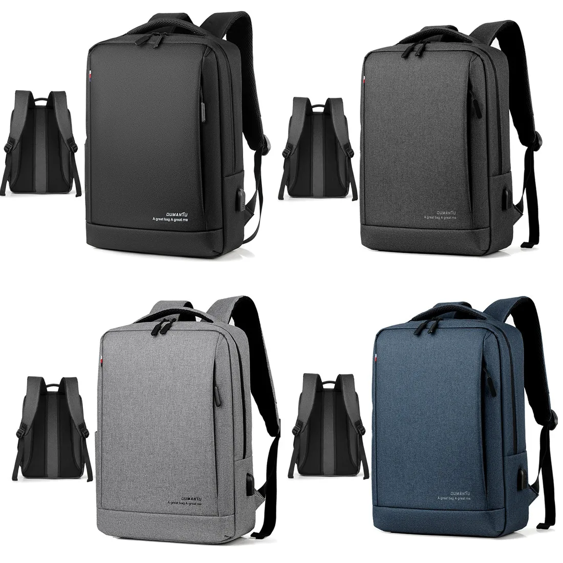 2022 Men Laptop Backpacks Oxford Solid High School Bags Student Waterproof Backpack Large Capacity Business Casual Backpack
2022 Men Laptop Backpacks Oxford Solid High School Bags Student Waterproof Backpack Large Capacity Business Casual Backpack