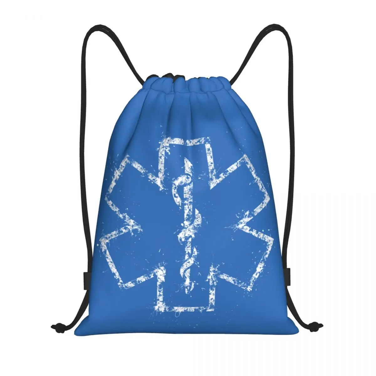 Emt Star Of Life Drawstring Backpack Women Men Sport Gym Sackpack Portable Paramedic Ambulance Shopping Bag Sack
Emt Star Of Life Drawstring Backpack Women Men Sport Gym Sackpack Portable Paramedic Ambulance Shopping Bag Sack