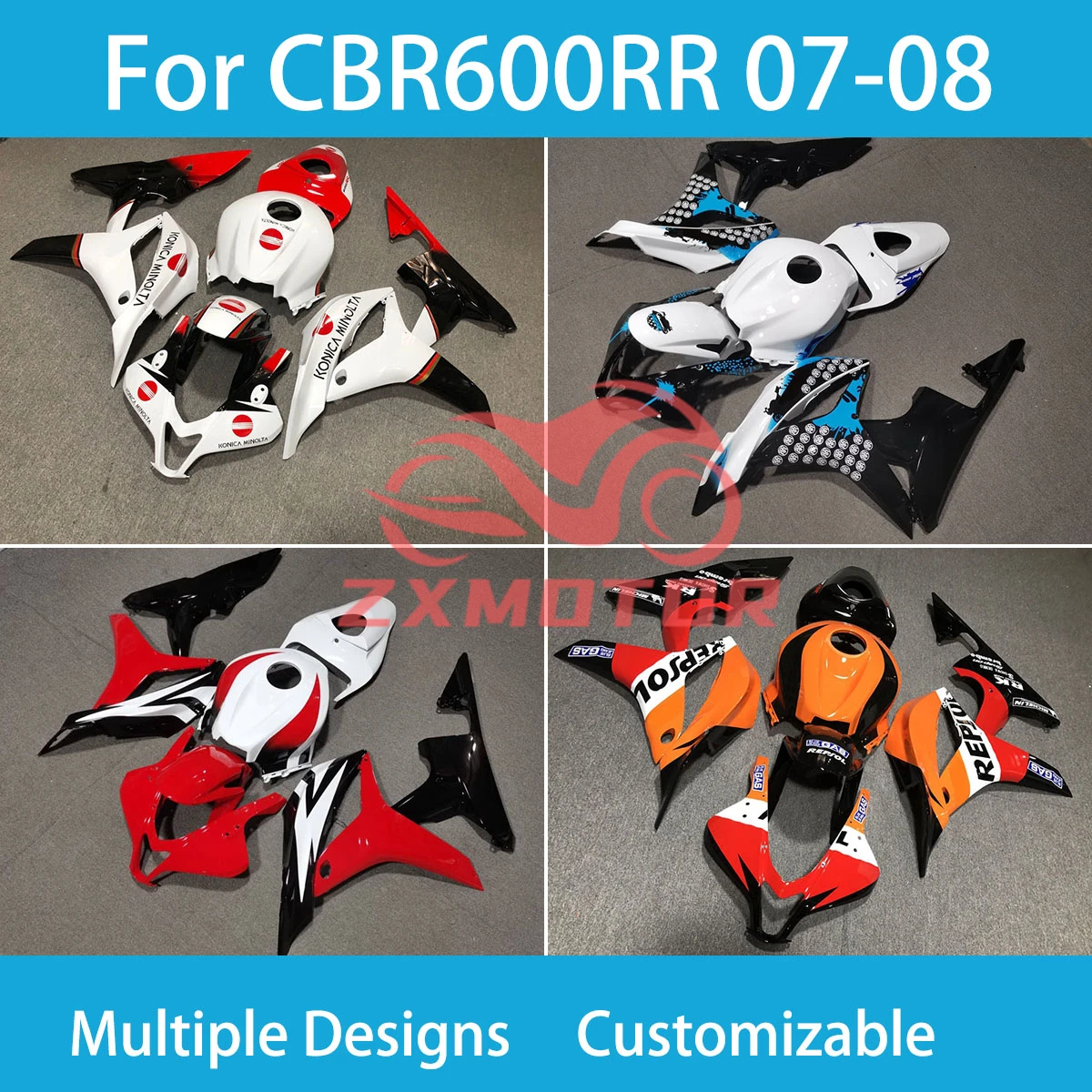 Обтекатели ZXMT CBR600RR 07 08, комплект обтекателей мотоцикла Rebuil для мотоцикла и велосипеда для Honda CBR 600RR 2007 2008
Обтекатели ZXMT CBR600RR 07 08, комплект обтекателей мотоцикла Rebuil для мотоцикла и велосипеда для Honda CBR 600RR 2007 2008