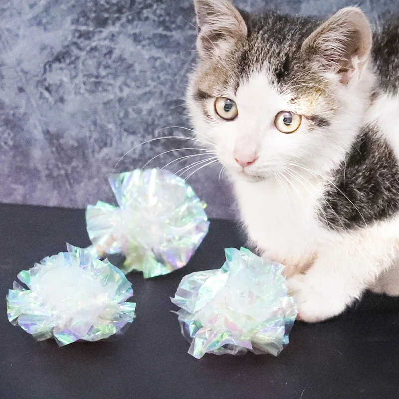 1/3/6/12pcs SunGrow Crinkle Ball Cat Toy Colorful Mylar Balls Cat Crinkle Ball Cat Foil Balls Shiny Cat Ball Clear Kitten Balls
1/3/6/12pcs SunGrow Crinkle Ball Cat Toy Colorful Mylar Balls Cat Crinkle Ball Cat Foil Balls Shiny Cat Ball Clear Kitten Balls