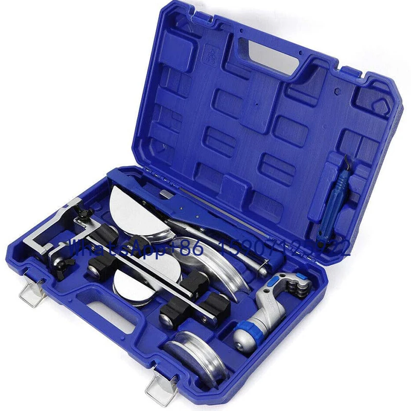 Ratcheting Tube Bender Kit with Reverse Bend HVAC Copper Pipe Bender Tool Set for Refrigerator Air Conditioner Repair
Ratcheting Tube Bender Kit with Reverse Bend HVAC Copper Pipe Bender Tool Set for Refrigerator Air Conditioner Repair