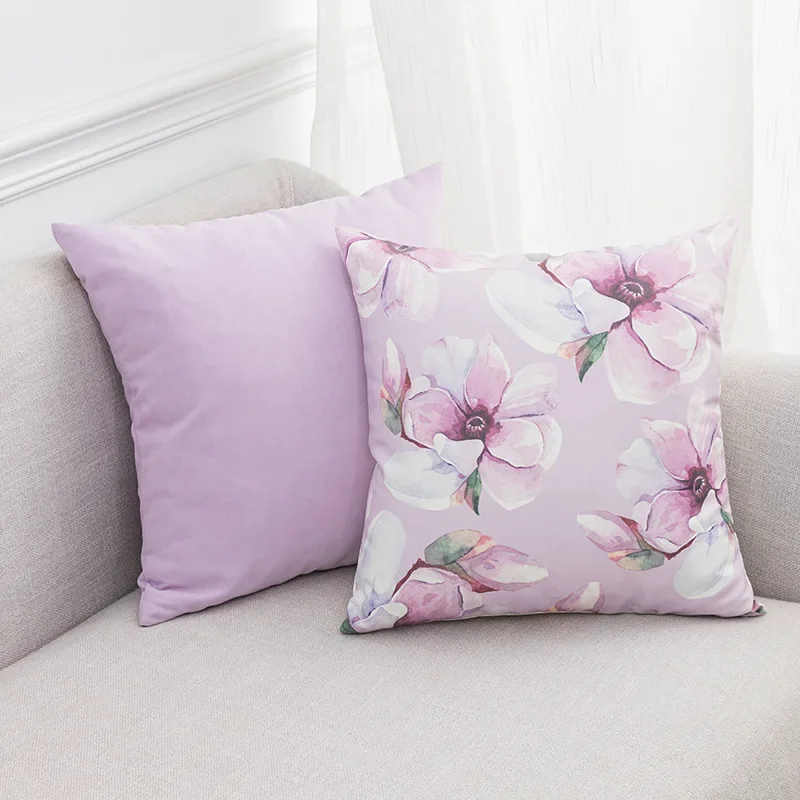 Purple Floral Cushion Cover Print Olive Green Ivory Pillow Cover 45x45cm Home Decoration for living room Bedroom
Purple Floral Cushion Cover Print Olive Green Ivory Pillow Cover 45x45cm Home Decoration for living room Bedroom