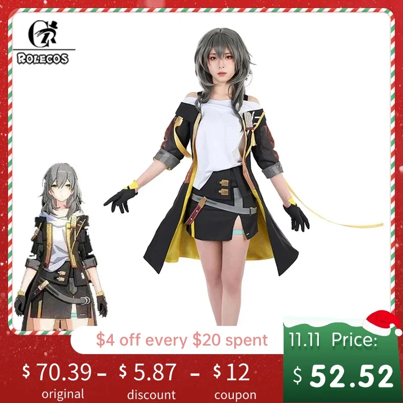 ROLECOS Game Honkai Star Rail Trailblazer Female Protagonist Cosplay Costume Stelle Women Dress Halloween Carnival Party Uniform
ROLECOS Game Honkai Star Rail Trailblazer Female Protagonist Cosplay Costume Stelle Women Dress Halloween Carnival Party Uniform
