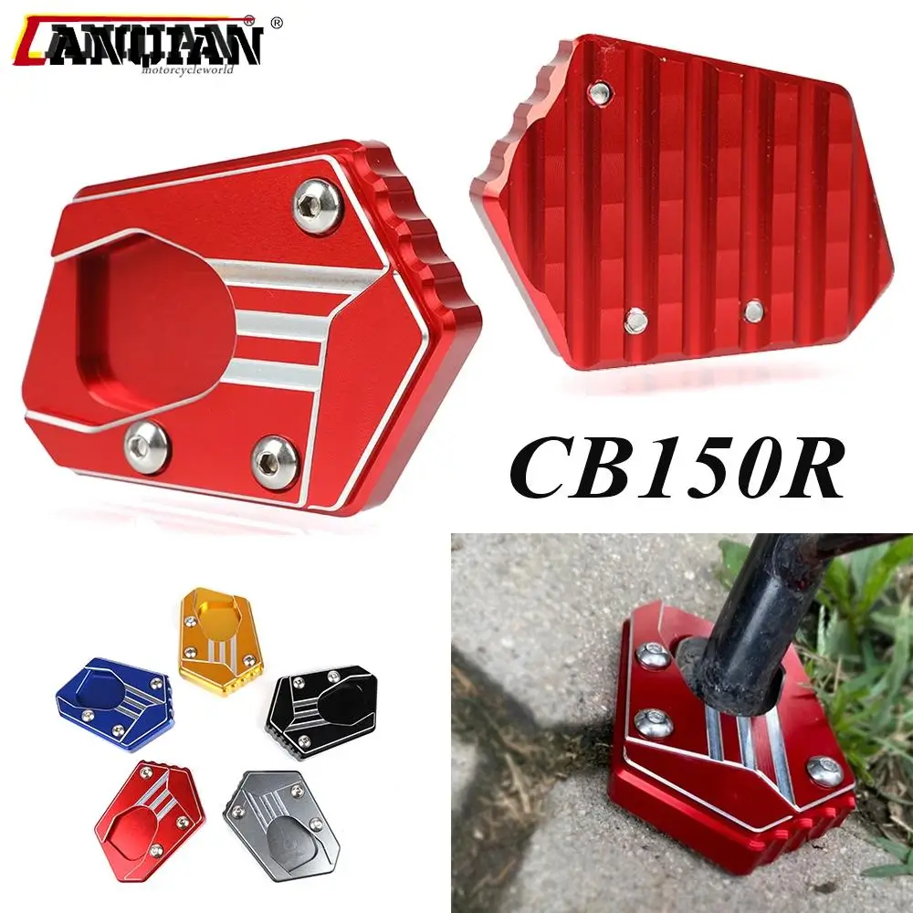 Motorcycle CNC Side Stand Enlarge Plate Kickstand Extension For HONDA CB150R CB150 CB 150 R 150R 2013-2018 2019 2020 Accessories
Motorcycle CNC Side Stand Enlarge Plate Kickstand Extension For HONDA CB150R CB150 CB 150 R 150R 2013-2018 2019 2020 Accessories