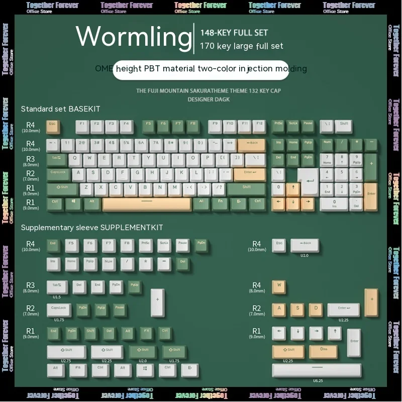 141 Keys Custom Cherry Profile Keyboard Keycap Double Shot Pbt Keycaps For Gateron Cherry Mechanical Mx Switches Gamer Keyboards
141 Keys Custom Cherry Profile Keyboard Keycap Double Shot Pbt Keycaps For Gateron Cherry Mechanical Mx Switches Gamer Keyboards