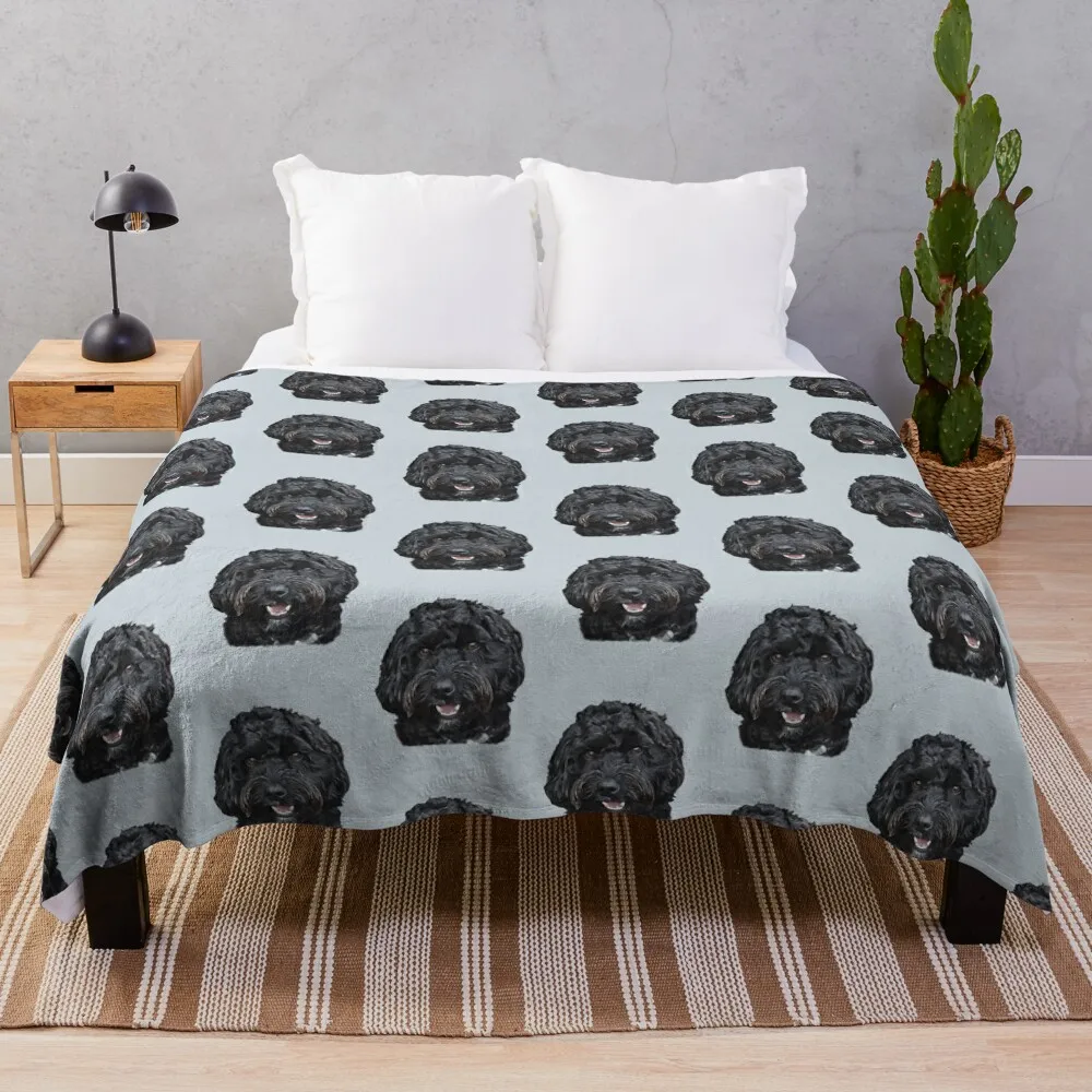 

Черное одеяло для собаки каракули/какаду, тепловое одеяло, декоративные одеяла для дивана, забавный подарок, одеяло для кровати, рождественские подарки