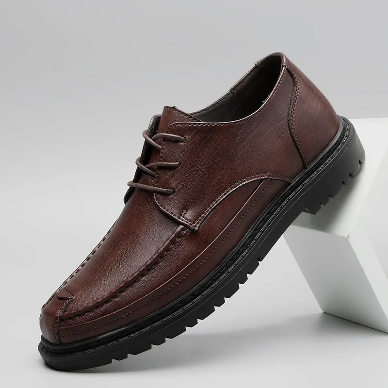 Leather Men Casual Shoes lace up oxfords outdoor Luxury Trendy Man Office Formal Oxfords Men Italian Business Shoes for Men
Leather Men Casual Shoes lace up oxfords outdoor Luxury Trendy Man Office Formal Oxfords Men Italian Business Shoes for Men