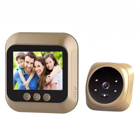 Digital Doorbell with Color LCD Screen, Outdoor Door Bell with 90 Degree Door Eye, Electronic Peephole, Camera Vie, 2.8 in
Digital Doorbell with Color LCD Screen, Outdoor Door Bell with 90 Degree Door Eye, Electronic Peephole, Camera Vie, 2.8 in