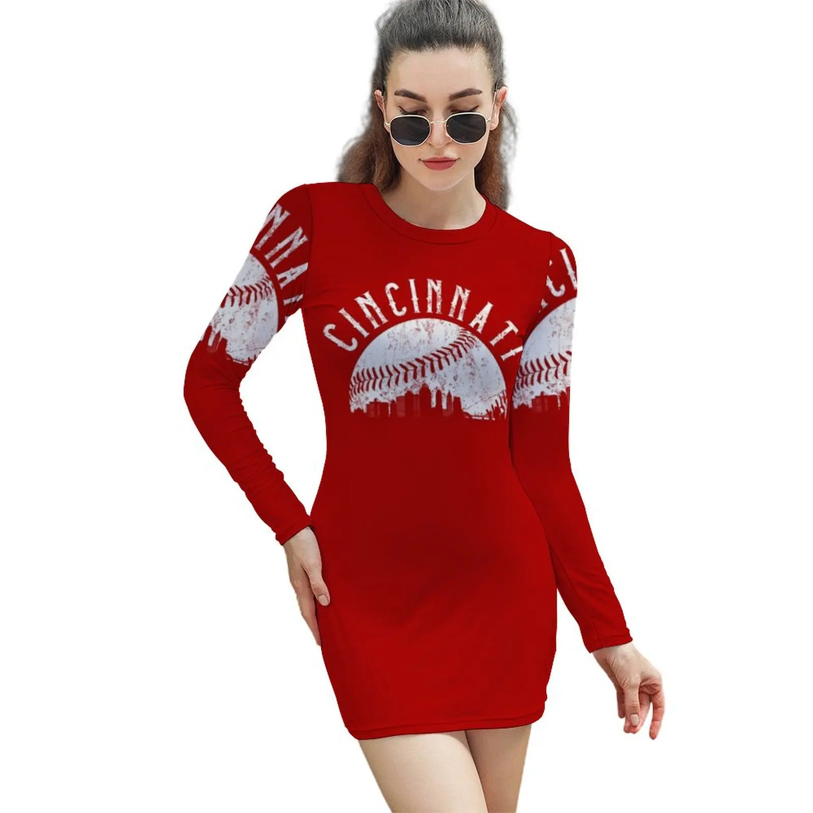 Vintage cincinnati baseball Long-Sleeved Sheath Dress Women long dress dresses for woman
Vintage cincinnati baseball Long-Sleeved Sheath Dress Women long dress dresses for woman